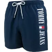 Tommy Hilfiger Herren Sea Boxer Bademode Pool mit elastischem Bund und externem Kordelzug Artikel UM0UM02954 MEDIUM DRAWSTRING, S, Poliestere 100%