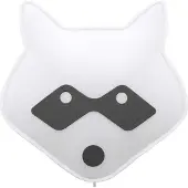 BUOKIDS Soft Wandlampe Waschbär schwarz