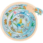 Goki Puzzle: Tiere Circle 27-Piece