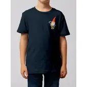 Wat? Apparel T-Shirt Gartenzwerg in Dunkelblau | Gr.: 152-164