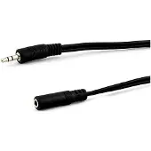 E+p B 125, 3.5mm, Männlich, 3.5mm, Weiblich, 3 m, Schwarz