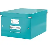 Leitz Ablagebox Click & Store WOW, DIN A4, eisblau