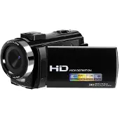 INF Camcorder 1080P / 24MP / 16-facher Zoom und drehbarer LCD-Bildschirm