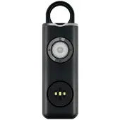 INF Tragbarer Überfallalarm / Selbstverteidigungssirene 130 dB Schwarz
