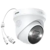 INF POE 5MP IP-Webcam, 2-Wege-Audio, Nachtsicht, Ton- und Lichtalarm, IP66