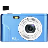 INF DC311 Kompakte Digitalkamera mit 32GB TF-Karte Blau