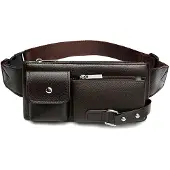 INF Vielseitige Hüfttasche / Schultertasche Braun