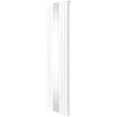 Monster Oval Röhrenheizkörper mit Spiegel - 1800mm x 500mm - Weiß