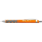 Rotring Feinminenstift Tikky Neon, 0,7 mm, orange verchromte, starre Röhrchenspitze, gummierte, gew