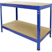 Monster Racking Werkbank Q-Rax 120x60x90cm MDF höhenverstellbar 200kg Traglast pro Boden