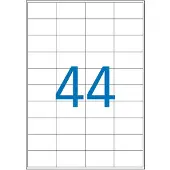 Agipa Wetterfeste Etiketten, 48,5 x 25,4 mm, transparent