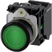 Siemens Drucktaster 1f gn rnd Ř22mm 1S 3SU1106-0AB40-3BA0