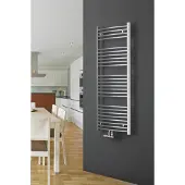 Ximax Badheizkörper Chrom Chromheizkörper gebogen C2 Mittenanschluss Höhe 916 mm, Breite 450 mm 295 Watt