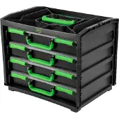JBM Box Mit 4 Herausnehmbaren Kunststoffboxen