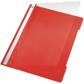 Leitz Schnellhefter 4191, DIN A4, PVC, 25 Stück, hellrot