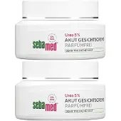 Sebamed Akut Gesichtscreme Urea 5% parfümfrei 2x 2x50 ml Creme