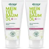 Alkmene Mein Teebaumöl Anti-Unreinheiten Maske 2x 2x75 ml Gesichtsmaske