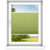 Time4blinds - Plissee Rollo, Faltrollo, Sichtschutz, Dunkler Jasmin, 100x100cm