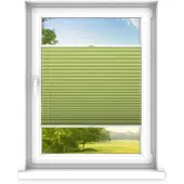 Time4blinds - Plissee Rollo, Faltrollo, Sichtschutz, Dunkler Jasmin, 120x120cm