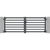 Casanoov Doppelflügeltor Aus Aluminium Antelao 300x110cm Grau