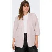 ONLY Carmakoma Kurzblazer "CARELLY 3/4 LIFE BLAZER WVN" Kunstfaser mit Stretch
