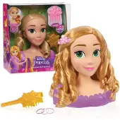 Just Play Disney Princess Rapunzel, Make-up-/Styling-Puppenkopf, Weiblich, 3 Jahr(e), Junge/Mädchen, 200 mm, Mehrfarbig