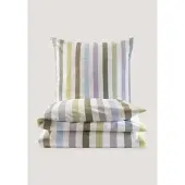 Hessnatur Renforcé Bettwäsche-Set in pastelloliv | Gr.: 240x220 (2x 80x80 cm)