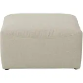 58 aufm Kessel POLSTERHOCKER Kattrina Flachgewebe creme | Gr.: onesize