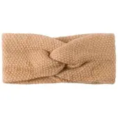 StyleBREAKER Strick Stirnband in Hellbraun | Gr.: onesize