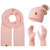 Rock Creek Schal Mütze Handschuhe Set Winterset