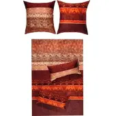 Erwin Müller Mako-Satin Bettwäsche in rot | Gr.: 240x220 cm (80x80 cm)