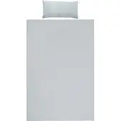Redbest Microfaser-Seersucker, Microfaser Bettwäsche Detroit in silber | Gr.: 135x200 cm + 40x80 cm