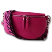 Toscanto Leder Gürteltasche Tasche pink, mehrfarbig ca. 25cm | Gr.: onesize