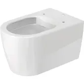 Duravit ME by Starck Wand-WC, rimless, Tiefspüler, Durafix inklusive, 370x570mm, 2529090000, Farbe: Innenfarbe Weiß, Außenfarbe Weiß