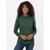 Casual Looks WITT WEIDEN Rollkragen-Shirt in moos | Gr.: 42