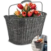 Buchel Fahrradkorb aus Polyrattan 20L