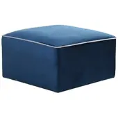 Kayoom Hocker Polsterhocker Presley 325 in dunkelblau | Gr.: onesize