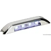 Osculati 01.018.13, weiße LED-Lampe dank der freundlichen Haltung des vorderen Panels 13.428.01.