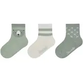 Sterntaler Socken 3er-Pack Bär in hellgrün | Gr.: 30