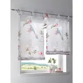 HEINE Raffrollo in grau-bunt | Gr.: 140-x-120-cm