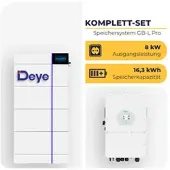 Deyee Toys SUN-8K-SG01HP3-EU-AM2 8 kW mit GB-L16-Pro 16,36 kWh | Hochvolt-Speichersystem | 3-phasig