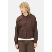 Camel active Indoor Blazer mit Bomberkragen in Braun | Gr.: 46