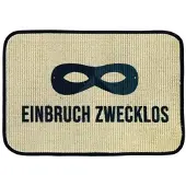 WohnDirect Fußmatte ECO-SISAL 1 in Anthrazit | Gr.: 45x91 cm