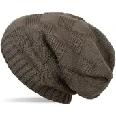 StyleBREAKER Strick Beanie Mütze in Grau | Gr.: onesize