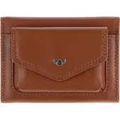 Golden Head Leder Geldbörse Polo RFID Protect Minischeintasche 1079 Cognac braun