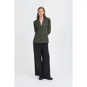 Ichi Blazer IHKATE Fitted in RIFLE GREEN CHECK | Gr.: XXL