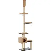 Silvio Design Katzenbaum Bashira beige, Anthrazit, Beige, 22027100