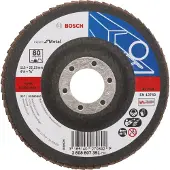 Bosch Fächerschleifscheibe X551 Expert for Metal, gerade, 115 mm, 80