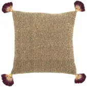 Bloomingville Kissen Tassel in Gelb | Gr.: onesize