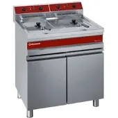 Diamond - Elektrische Fritteuse 2 x 14 Liter auf Schrank